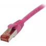 SYNERGY21 Cabo de rede RJ45 - CAT6 250MHz - 15m Magenta - S-STP (S/FTP) - TPE/LSZH (Superflex)
