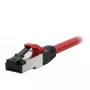 Synergy21 Cabo de rede RJ45, CAT8.1 2000MHz, 10m, vermelho, S/FTP, TPE/LSZH (SuperFlex), AWG26