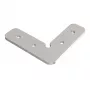 Conector de canto 90° SYNERGY21 S21-LED-PR240100 para perfis LED U ALU143/ALU144/ALU146, encastrado, preto