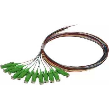 SYNERGY21 S215560 Conjunto de cabos de rede de fibra ótica 2 m OS2 E-2000 (LSH) multicolor pack de 12