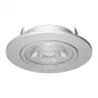 SYNERGY21 Synergy 21 Foco LED de encastrar no teto Helios prateado - redondo + orientável - branco neutro
