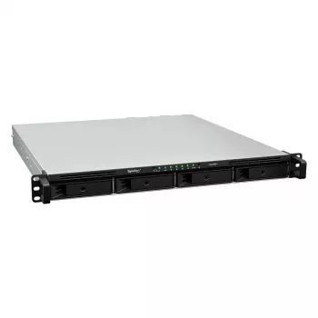 Synology RackStation RS826RP+ NAS rack 1U de 4 baías, AMD Ryzen V1500B, 4GB DDR4 ECC, 4x 1GbE, fonte de alimentação redundante