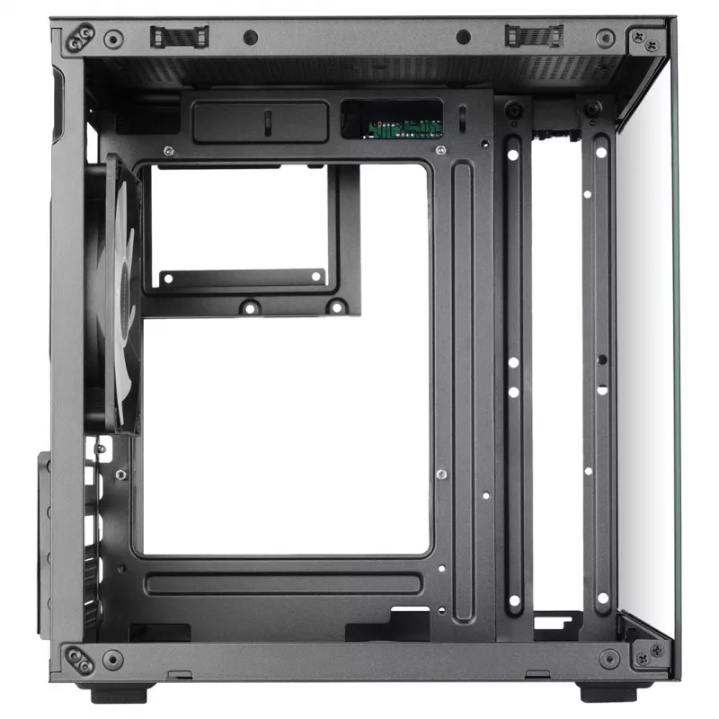 TACENS MARS MC-CUBE caixa Micro-ATX, preto, vidro temperado, ARGB, USB-C