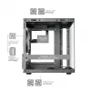 TACENS MARS MC-CUBE caixa Micro-ATX, preto, vidro temperado, ARGB, USB-C
