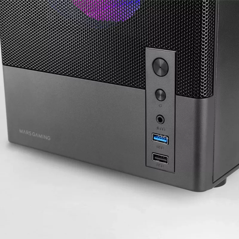 TACENS MARS MC-ONYX Caixa Torre mATX 3xARGB Preta