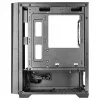 TACENS MARS MC-QUANTUM Caixa Mid-Tower ATX com 3 ventoinhas FDB de 120mm + 1 ventoinha ARGB de 120mm, USB-C, vidro temperado, preto