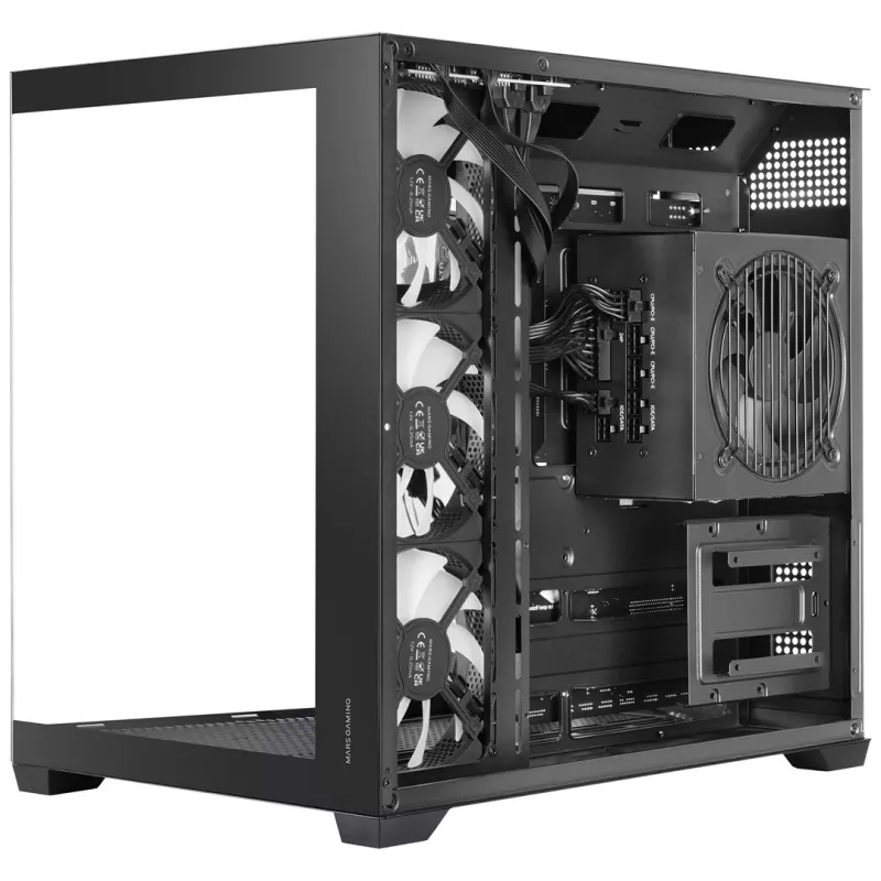 TACENS MARS MC-V5 caixa ATX Mid-Tower 4xARGB USB-C com vidro temperado
