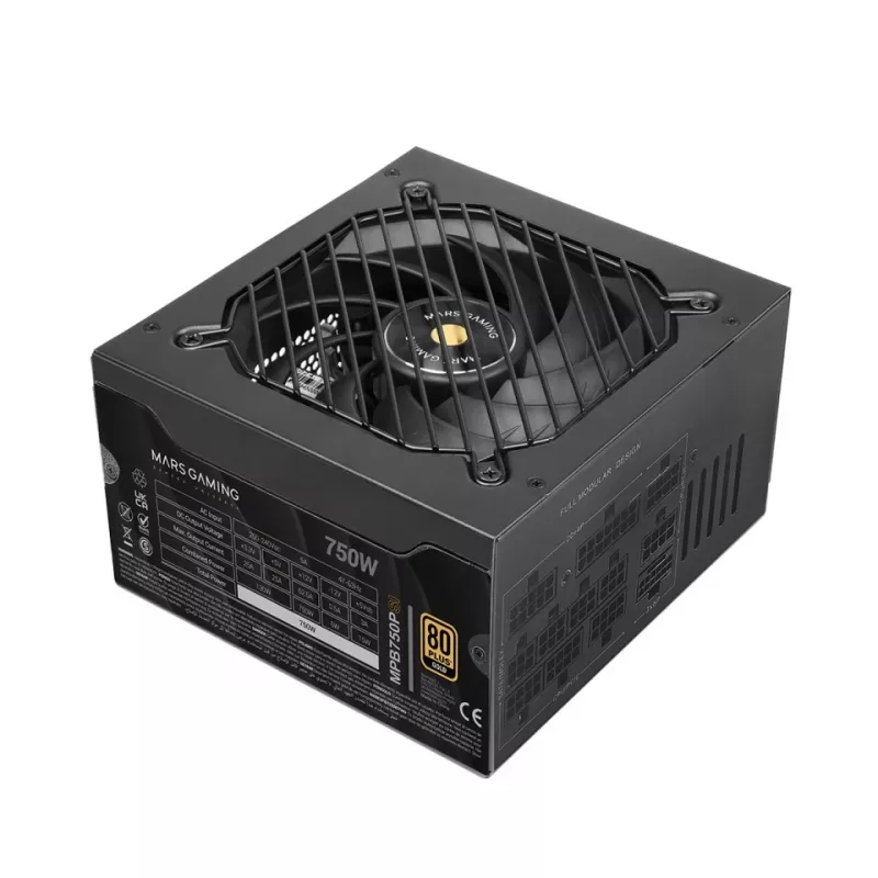 Fonte de alimentação TACENS MARS MPB750PSI 750W DC-DC, ATX 3.1, PCIe 5.1, 80PLUS GOLD