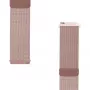 Pulseira de relógio Loop magnética em aço inoxidável 22mm rosa