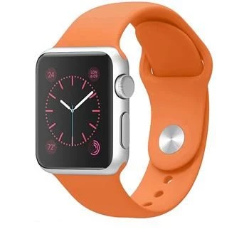Pulseira de silicone tática Apple para Apple Watch 44mm / 42mm laranja