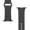 Tactical Apple Watch 42/44/45mm bracelete de silicone preta