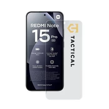 Película de proteção de ecrã Tactical Glass Shield 2.5D em vidro temperado para Xiaomi Redmi Note 15 Pro, transparente