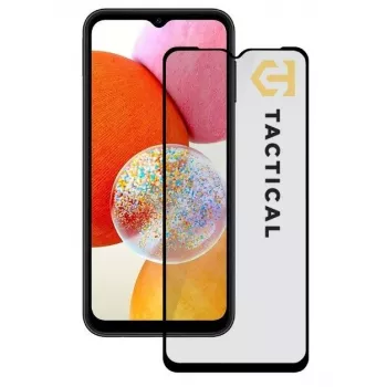Protetor de ecrã Tactical Glass 2.5D Full Glue para Samsung Galaxy A14 Preto
