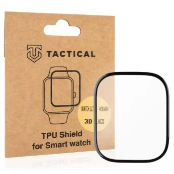 Película 3D TPU Shield Tactical preta para Watch Ultra 49mm