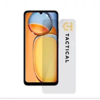 Tactical Película de vidro temperado 2.5D transparente para Xiaomi Redmi 13C/Poco C65