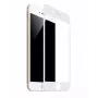 TakeMe Protetor de ecrã de vidro cerâmico HARD de superfície total para iPhone SE (2020) / 7 / 8 - branco