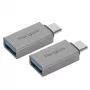 Targus Kit de adaptador USB-C ACA979GL, USB 3.2 Gen 1, prateado