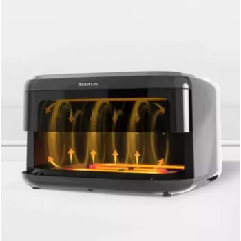Fritadeira de ar 3 em 1 Taurus, Máquina de pizza e grelhador