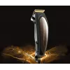 Taurus 902222000 Máquina de cortar cabelo e aparar sem fios com indicador LED, 39 definições de comprimento, lâminas de aço inoxidável, 120 min. de autonomia, preto