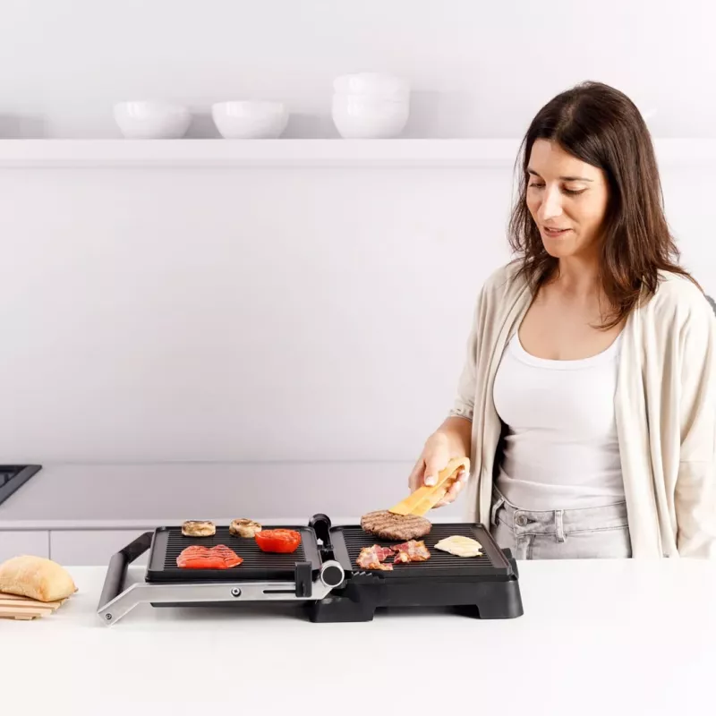 Grelhador de contacto 2-em-1 Taurus Bistro Gourmet 2600 W