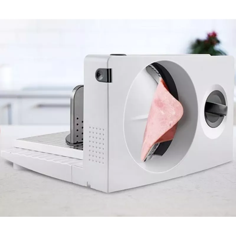 Máquina de cortar fiambre elétrica dobrável Taurus Cutmaster Compact 100 W branco