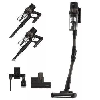 Taurus Homeland X9 Pro aspirador de bateria para animais e automóvel, aspirador vertical sem fios, aspirador a seco, HEPA, sem saco, 0,7 L, 615 W, preto, castanho, 2,5 Ah