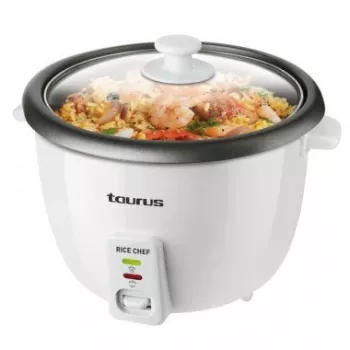 Panela de arroz Taurus RICE CHEF 1,8 L 700 W cinzento/branco
