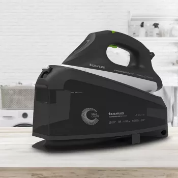 Central de engomar a vapor Taurus Sliding Pro 3000 Non Stop 3000 W 1,5 L base cerâmica Preto