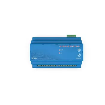 Tech Sterowniki PS-08 230 relé sem fios para calha DIN, azul