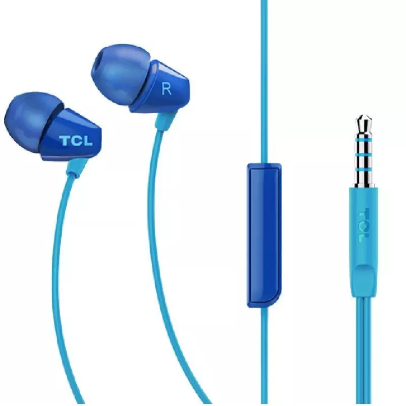 TCL SOCL100BL Auscultadores In-Ear com Fio Azul