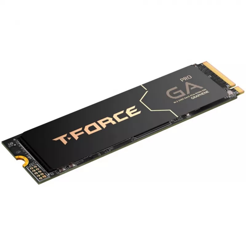 TEAM GROUP T-Force GA PRO 1 TB (preto, PCIe 5.0 x4 | M.2 2280 | dissipador de calor de grafeno)