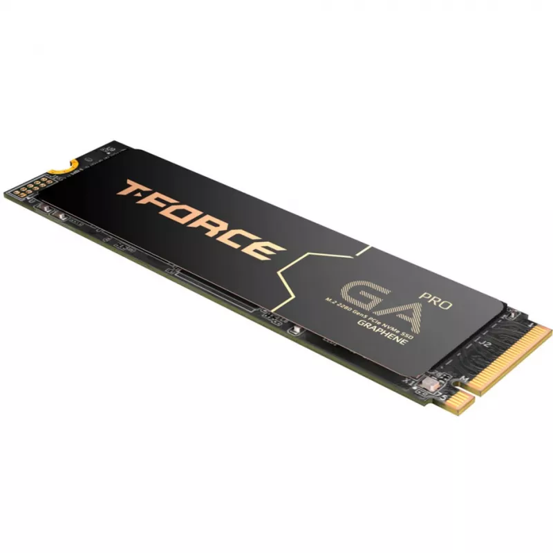 TEAM GROUP T-Force GA PRO 1 TB (preto, PCIe 5.0 x4 | M.2 2280 | dissipador de calor de grafeno)