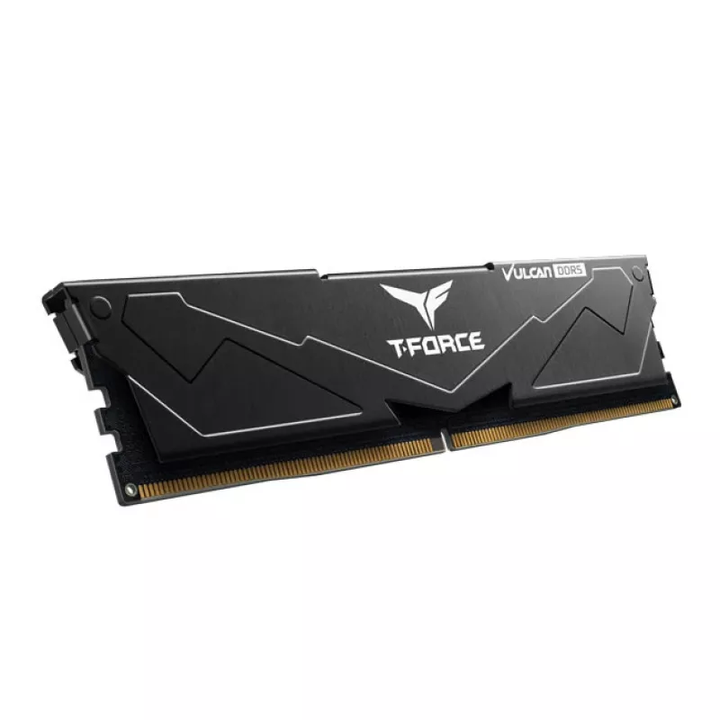 Team Group T-FORCE VULCAN DDR5 32GB (2x16GB) 6400MHz CL40 Kit de memória para desktop Preto