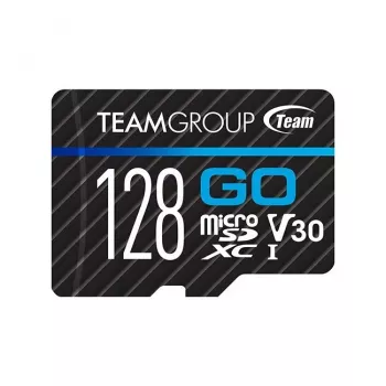 Team Group Team GO 128GB microSDXC UHS-I U3 V30 A1 Cartão de memória com adaptador SD