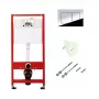 Tece Frame 9400412 com placa de acionamento e vedante para sanita suspensa