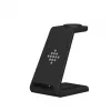 Suporte de carregamento sem fios Tech-Protect A8 10W 3-em-1 para smartphone, auscultadores e smartwatch - Preto