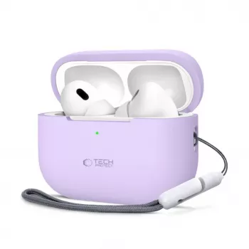 Tech-Protect Apple AirPods Pro 1 / 2 Capa de silicone roxa