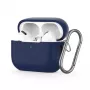 Capa Tech-Protect Apple AirPods Pro 1 / 2 Silicone com Gancho Azul