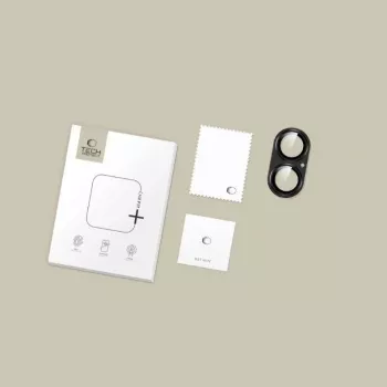 Tech-Protect CamFull Fit+ Protetor de lente da câmara para Apple iPhone 17, Preto