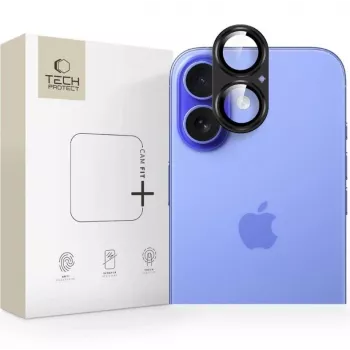 Tech-Protect CamFull Fit+ Protetor de lente da câmara para Apple iPhone 17, Preto