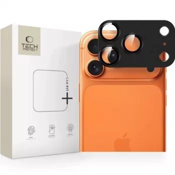 Tech-Protect CamFull Fit Protetor de lente da câmara para Apple iPhone 17 Pro Max, Preto