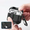 Capa Tech-Protect Carbonox para AirPods 4 - preta