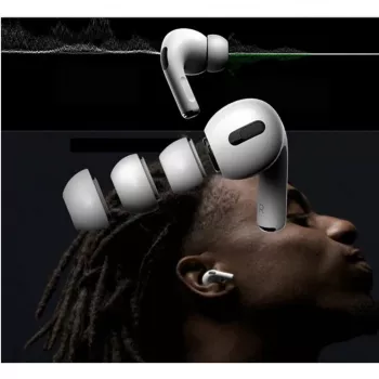 Almofadas auriculares Tech-Protect para AirPods Pro 1/2 - S/M/L - branco (3 pares)