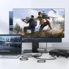 Adaptador hub USB-C Tech-Protect HB07 2-em-1 HDMI 4K 60Hz - cinzento
