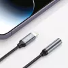 Tech-Protect adaptador Lightning (macho) para jack 3,5 mm (fêmea) - branco