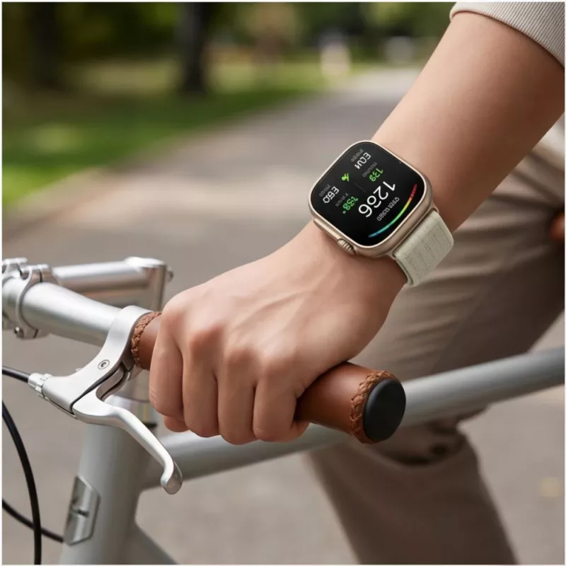 Tech-Protect Bracelete de nylon para Huawei Watch Fit 3 / 4 / 4 Pro / 5 / 5 Pro - branca