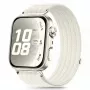 Tech-Protect Bracelete de nylon para Huawei Watch Fit 3 / 4 / 4 Pro / 5 / 5 Pro - branca