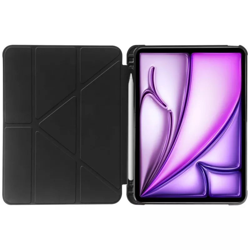 Tech-Protect SC Pen capa Origami para iPad Air 13 polegadas 2024 - preta