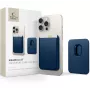Suporte de cartões magnético universal Tech-Protect MAGWALLET MagSafe azul-marinho
