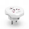 Tech-Protect Adaptador de viagem universal WL-09 de EU branco